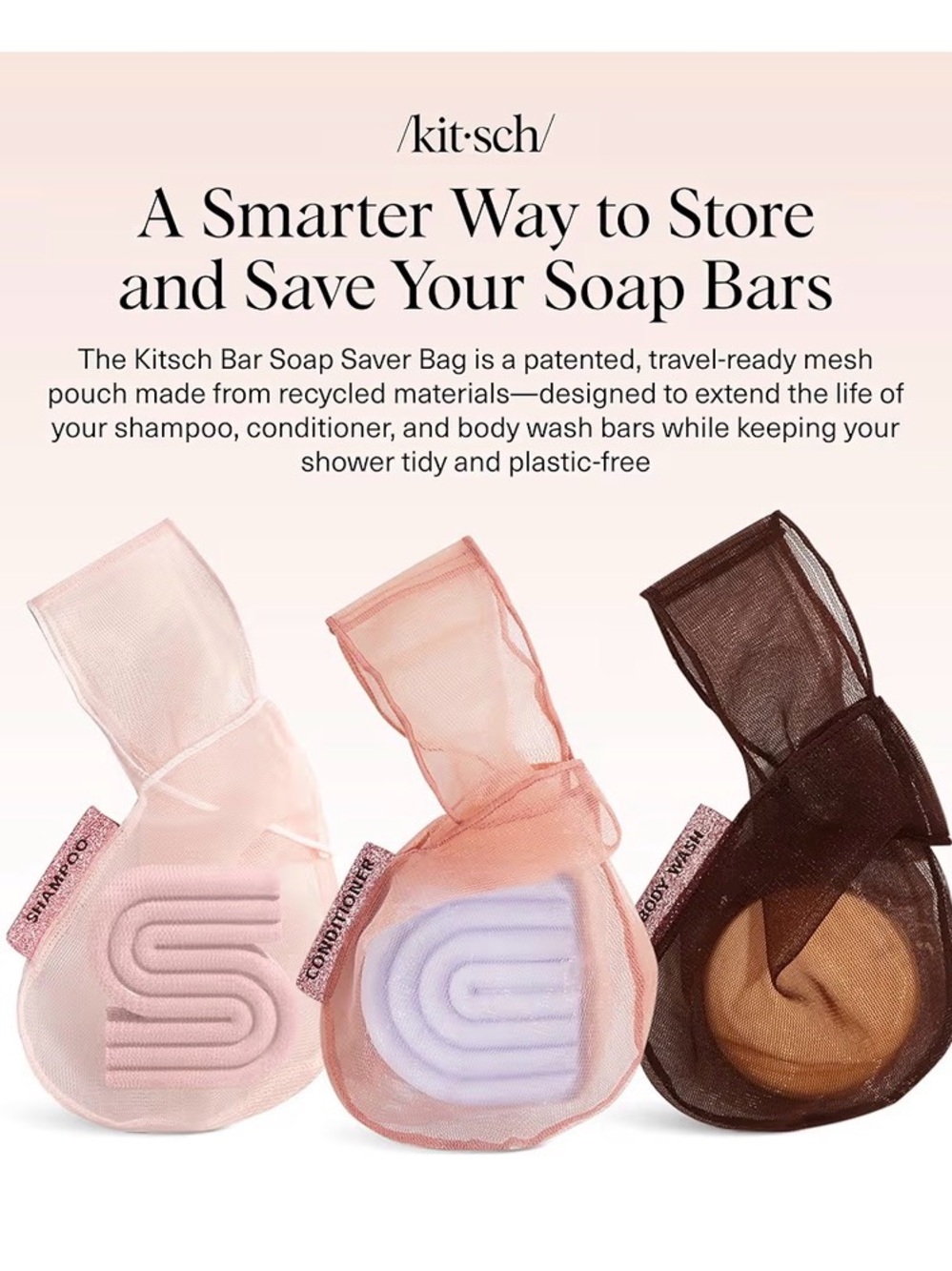 Kitsch Bar Soap Saver Set